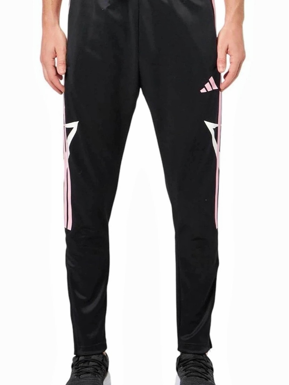 NWT 2XL adidas Tiro Colour Block Track Pants Black True Pink White JC9446